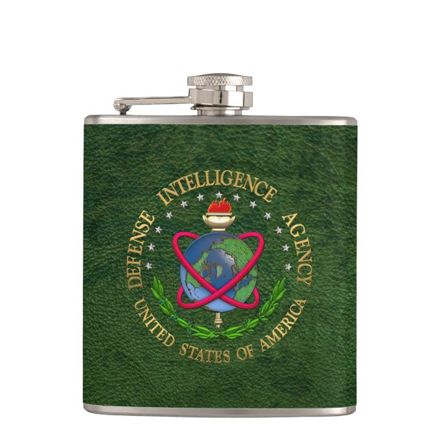 [400] Defence Intelligence Agency: DIA Special Edn Hip Flask (Front)