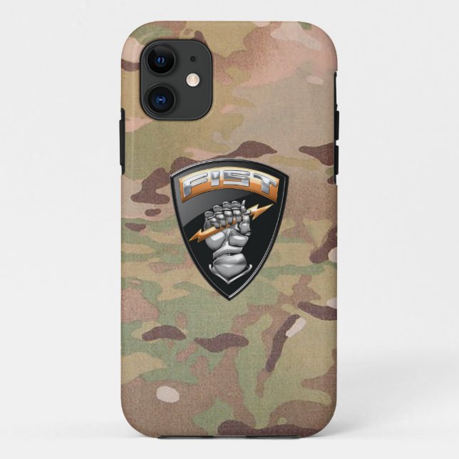 [400] Forward Observer (FIST) [Emblem] Case-Mate iPhone Case (Back)