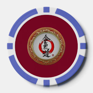 [400] Japanese calligraphy - Aikido Poker Chips