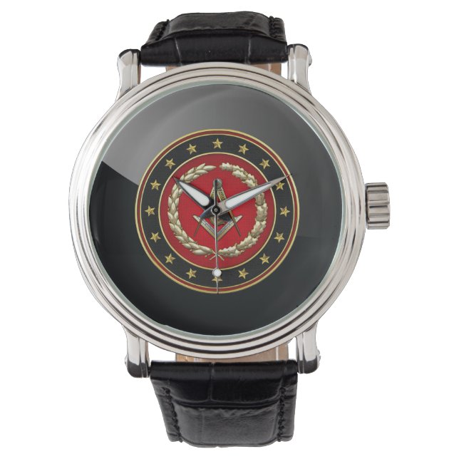 [400] Masonic Square and Compasses [3rd Degree] Watch (Front)