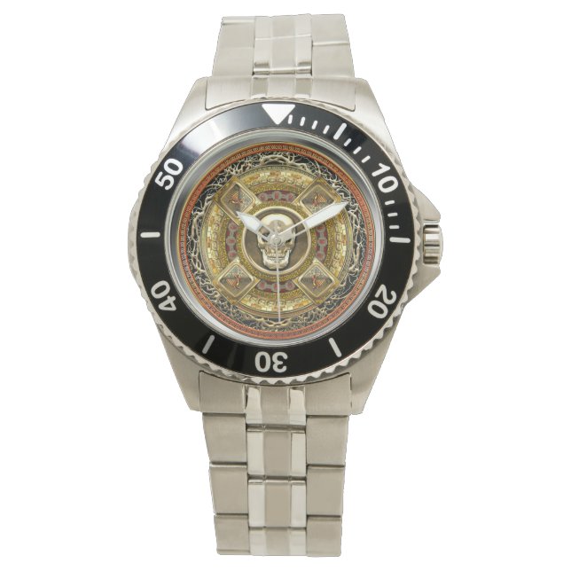 [400] Mictlantecuhtli – Aztec God of Death Watch (Front)