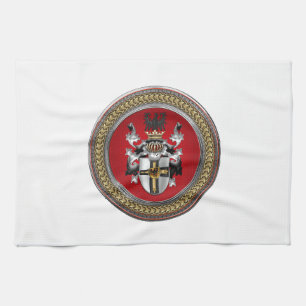 [400] Teutonic Order Coat of Arms Tea Towel