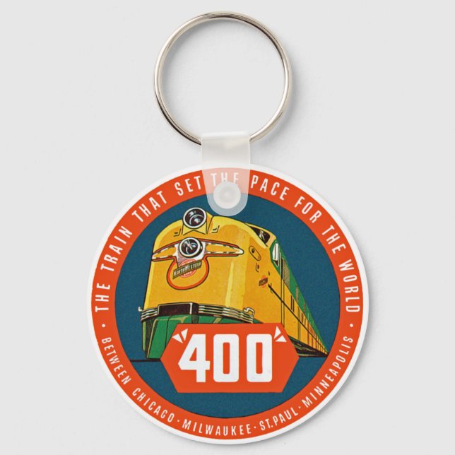 400 ~ "The Train That Sets The Pace" Key Ring (Front)