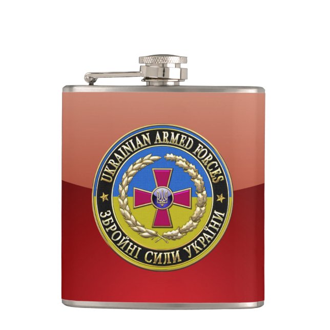 [400] Ukrainian Armed Forces [Special Edition] Hip Flask (Front)