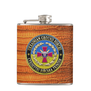 [400] Ukrainian Ground Forces [Special Edition] Hip Flask