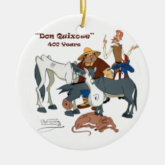 400 Years Don Quixote @QUIXOTEdotTV Ceramic Tree Decoration