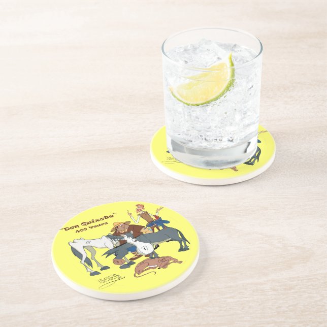 400 Years Don Quixote @QUIXOTEdotTV Coaster (Side)