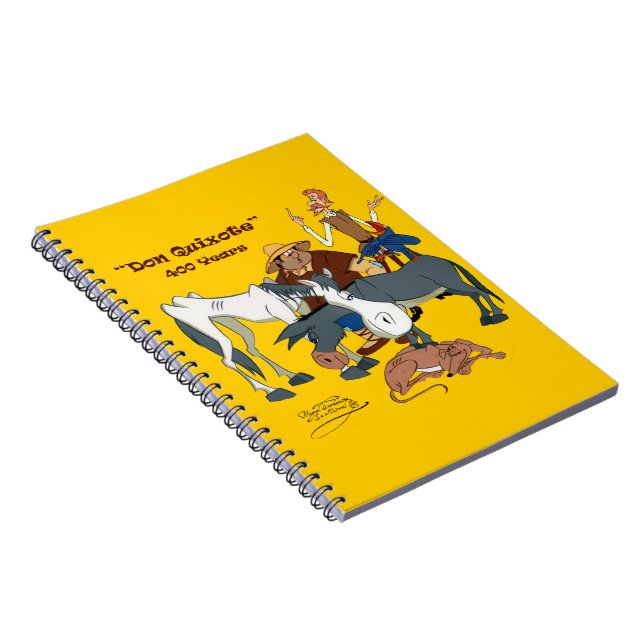 400 Years Don Quixote @QUIXOTEdotTV Notebook (Right Side)