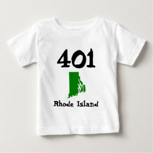 401, Area Code of Rhode Island Baby T-Shirt