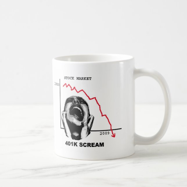 401K SCREAM COFFEE MUG (Right)