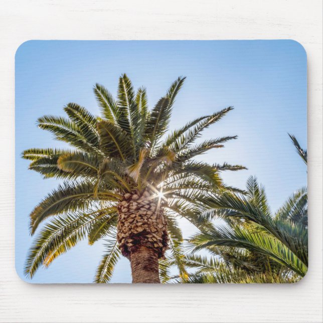 4024-Palm Tree with Sunburst Mouse Pad (Front)