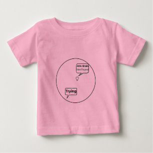 404: Brain Not Found - Funny Error Code Programmin Baby T-Shirt