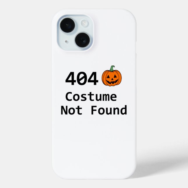 404 Costume Not Found Case-Mate iPhone Case (Back)
