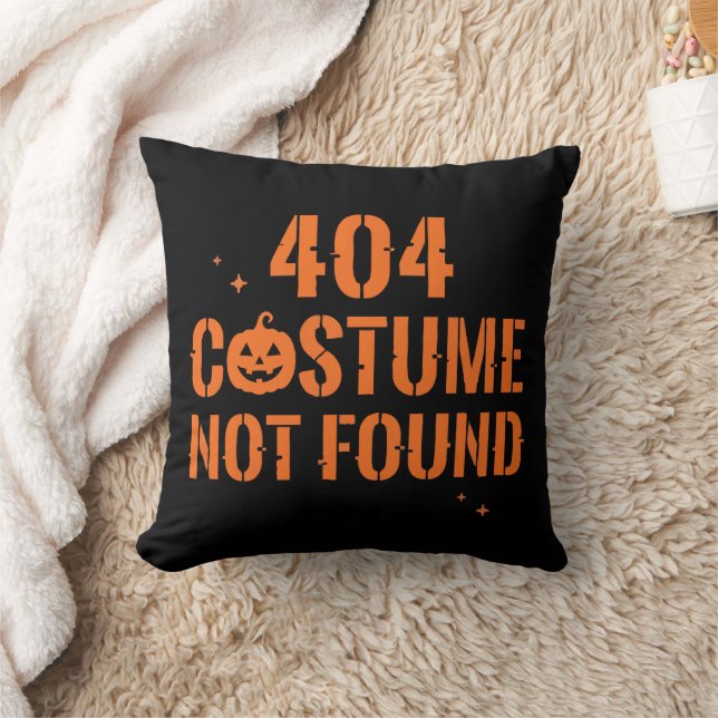 404 Costume Not Found Halloween Cushion (Blanket)