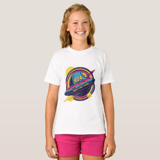 404 Gravity Not Found – Retro Space Pop Art T-Shirt