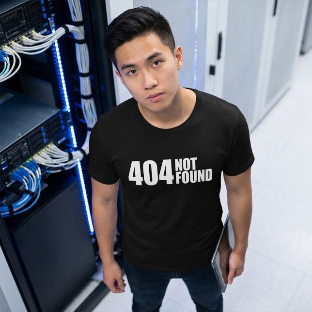 404 Not Found Programmer Full Stack Developer IT T-Shirt (Creator Uploaded)
