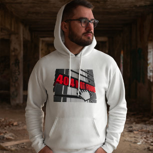 404 Not Found Website Error Message  Hoodie