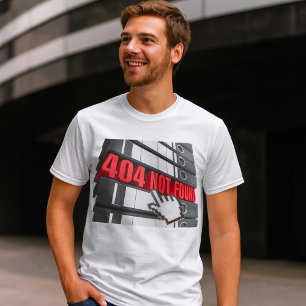 404 Not Found Website Error Message T-Shirt