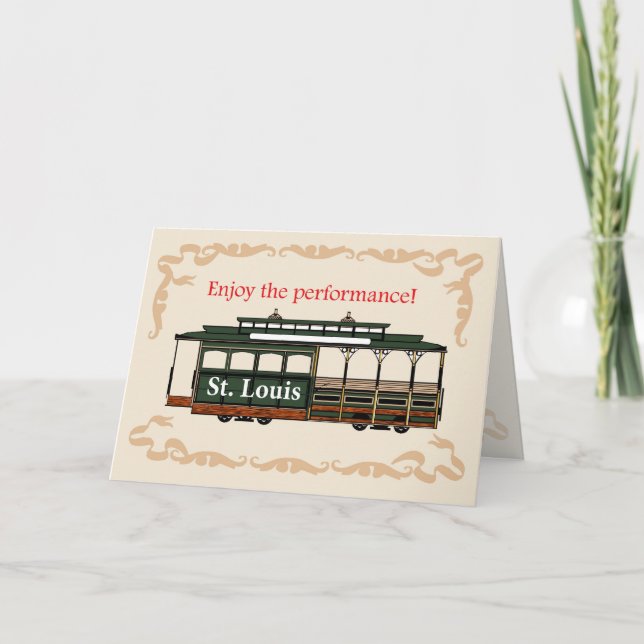 4061 Good Luck Musical,  Trolley Car Card (Front)