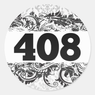 408 CLASSIC ROUND STICKER