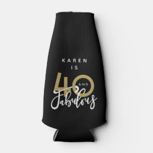 40 and fabulous  bottle cooler