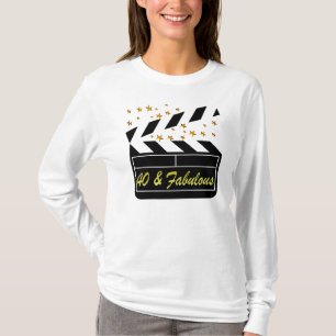40 AND FABULOUS MOVIE QUEEN T-Shirt