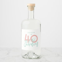 40 and fabulous pink girly birthday party