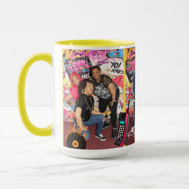 40 and Fly|Hip Hop Themed Personalised Photo Mug (Left)