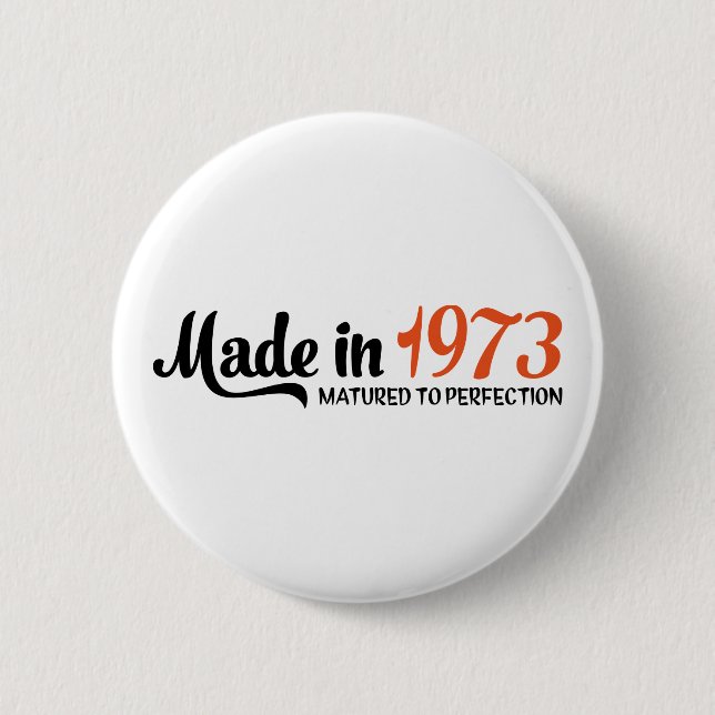 40 birthday 6 cm round badge (Front)