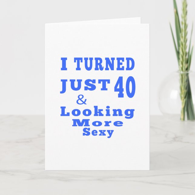 40 birthday designs card (Front)