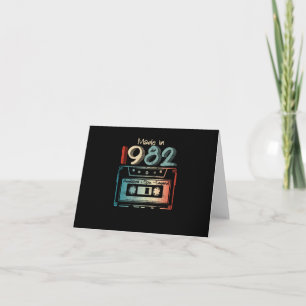 40 Birthday Gifts Year Old Made in 1982 Cassette Invitation