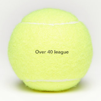 40 birthday tennis balls