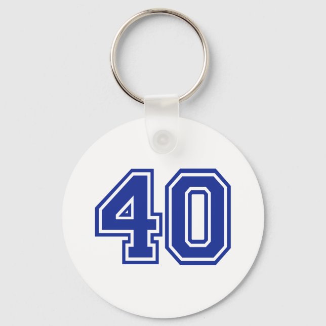 40 - Fourty Key Ring (Front)