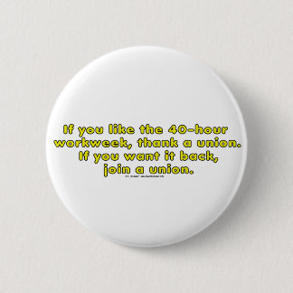 40-hour 6 cm round badge