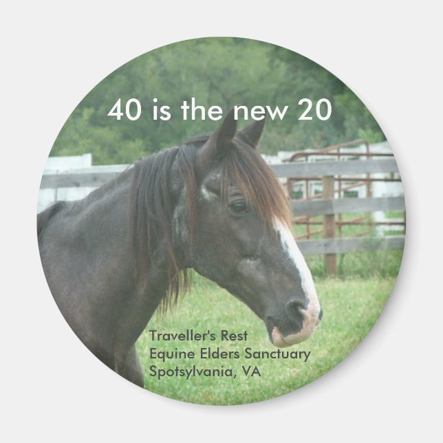40 is the new 20 magnet (Front)