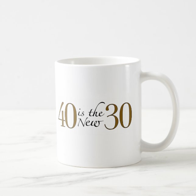 40 is the new 30 coffee mug (Right)
