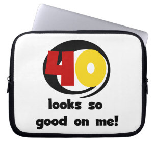 40 Looks So Good On Me T shirts and Gifts Laptop Sleeve