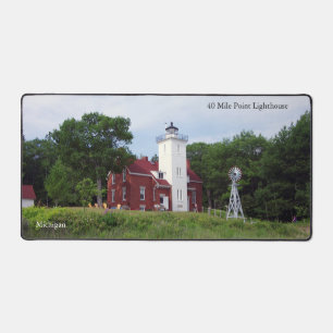 40 Mile Point Lighthouse desk mat