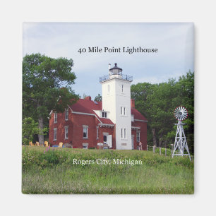 40 mile Point Lighthouse magnet