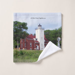 40 Mile Point Lighthouse towel set
