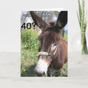 40? NEVER WOULD HAVE GUESSED! CARD