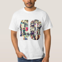 40 number photo collage