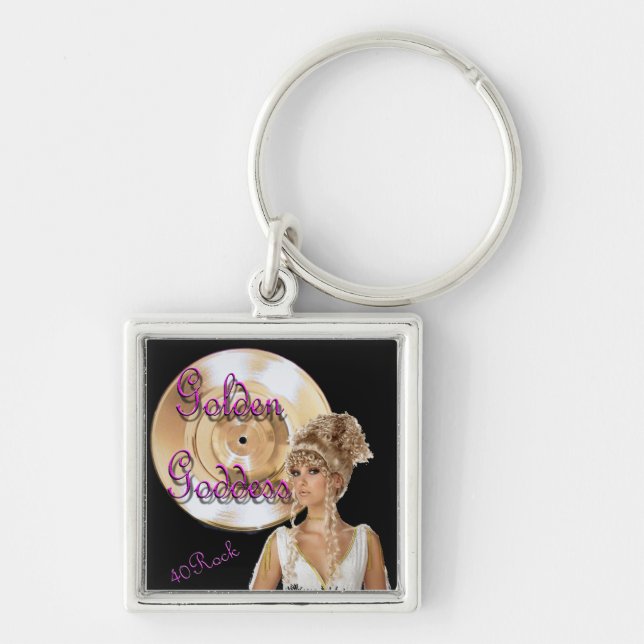 40 Rock Goddess Key Chain (Front)