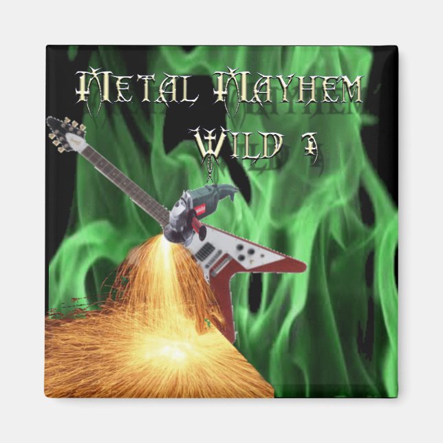 40 Rock Metal Mayhem Show Magnet (Front)