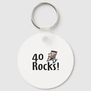 40 Rocks Key Ring
