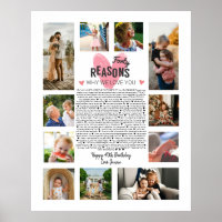 40 things I love about you photo collage