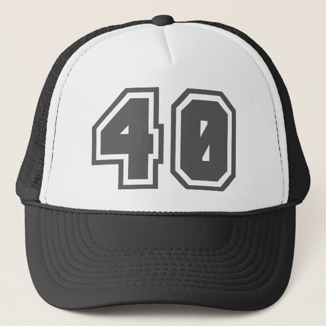 40 TRUCKER HAT (Front)