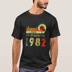 40 Year Old  Awesome Since October 1982 40th Birth T-Shirt