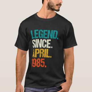 40 Year Old Gifts Legend Since April 1985 40th Bir T-Shirt
