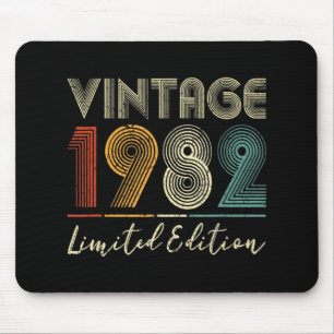 40 Year Old Gifts Vintage 1982 Limited Edition 40t Mouse Pad